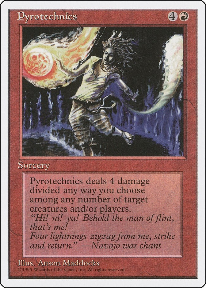 Image for Pyrotechnics (Fourth Edition) (4ED) - Magic: The Gathering