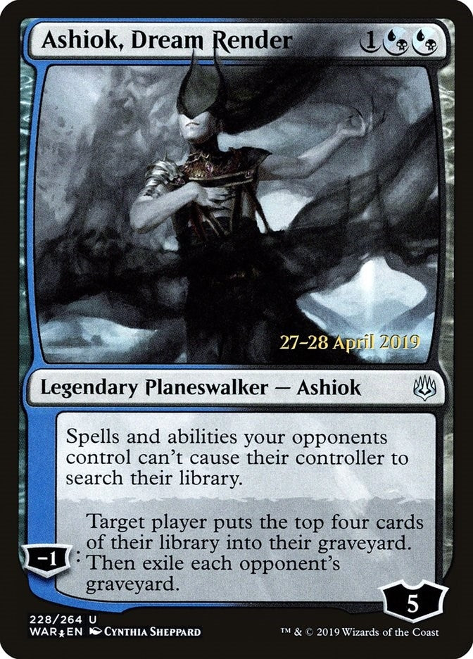 Image for Ashiok, Dream Render (228) (Prerelease Cards) (PRE) - Magic: The Gathering