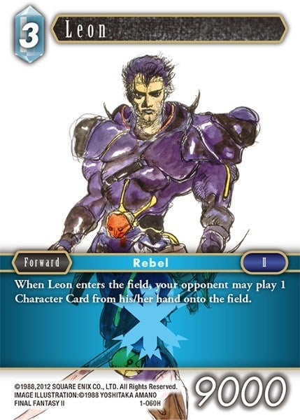Image for Leon (Rebel) (1-060H) (Opus I) (OP1) - Final Fantasy TCG