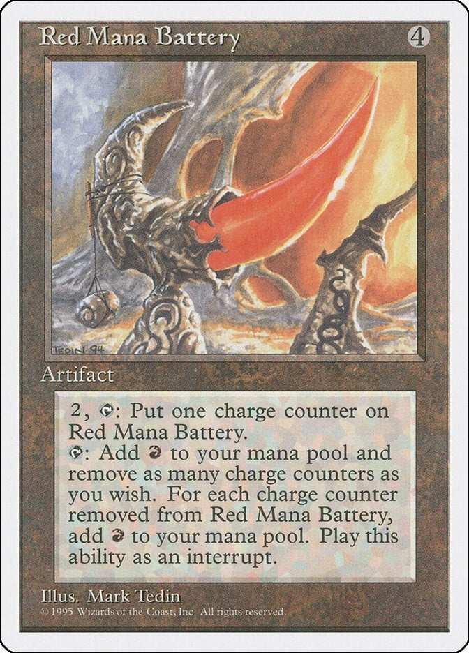 Image for Red Mana Battery (Fourth Edition) (4ED) - Magic: The Gathering