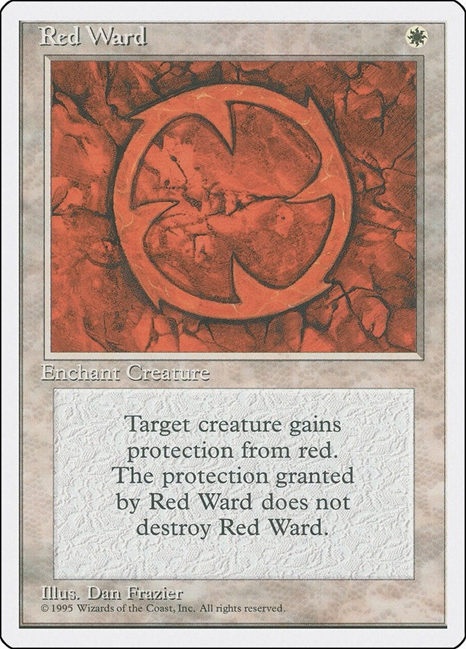 Image for Red Ward (Fourth Edition) (4ED) - Magic: The Gathering