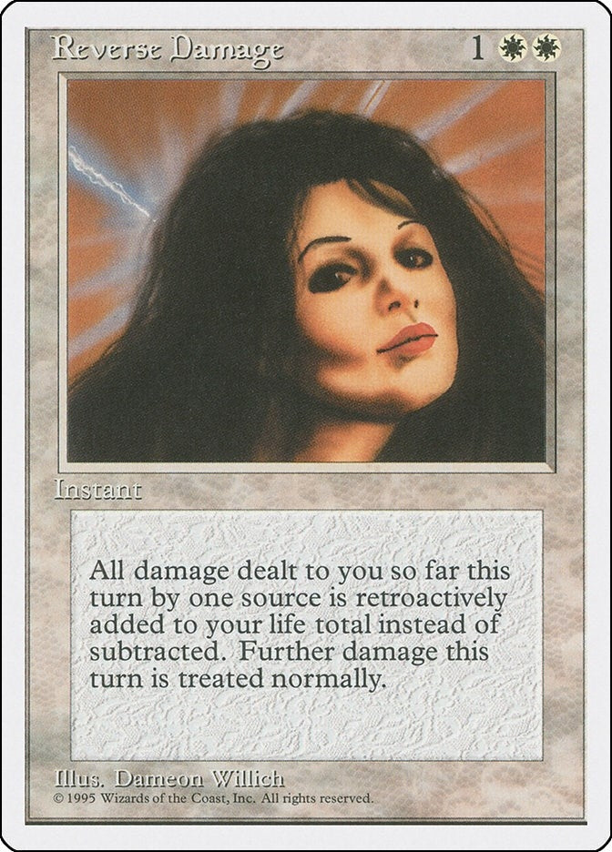Image for Reverse Damage (Fourth Edition) (4ED) - Magic: The Gathering
