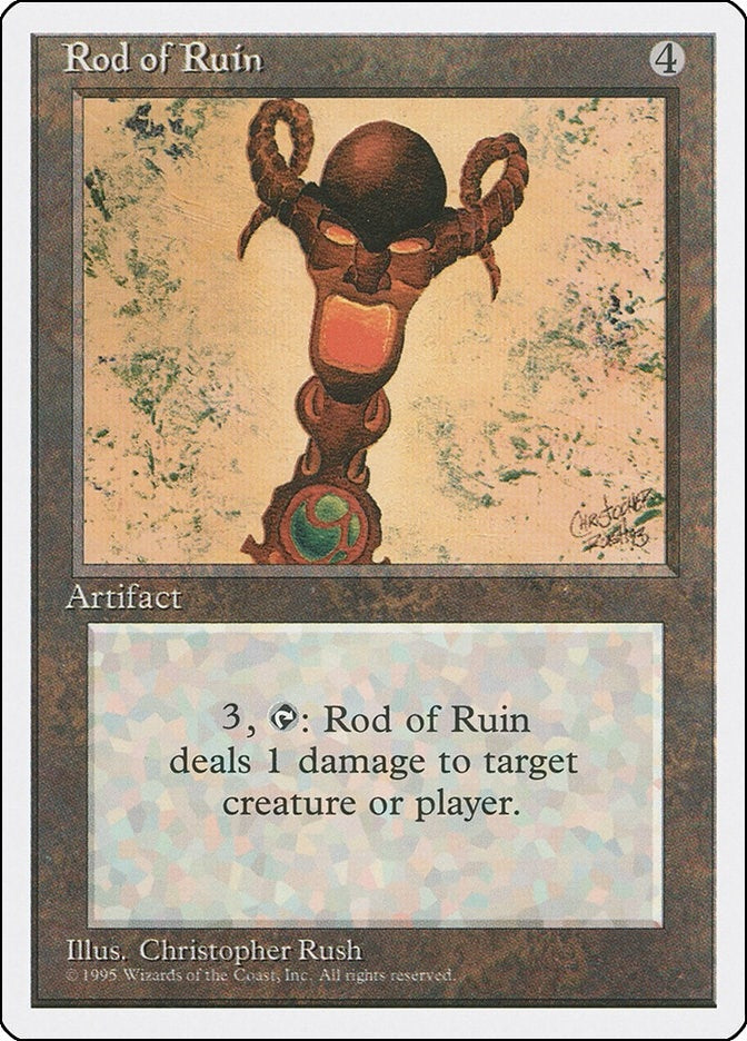 Image for Rod of Ruin (Fourth Edition) (4ED) - Magic: The Gathering