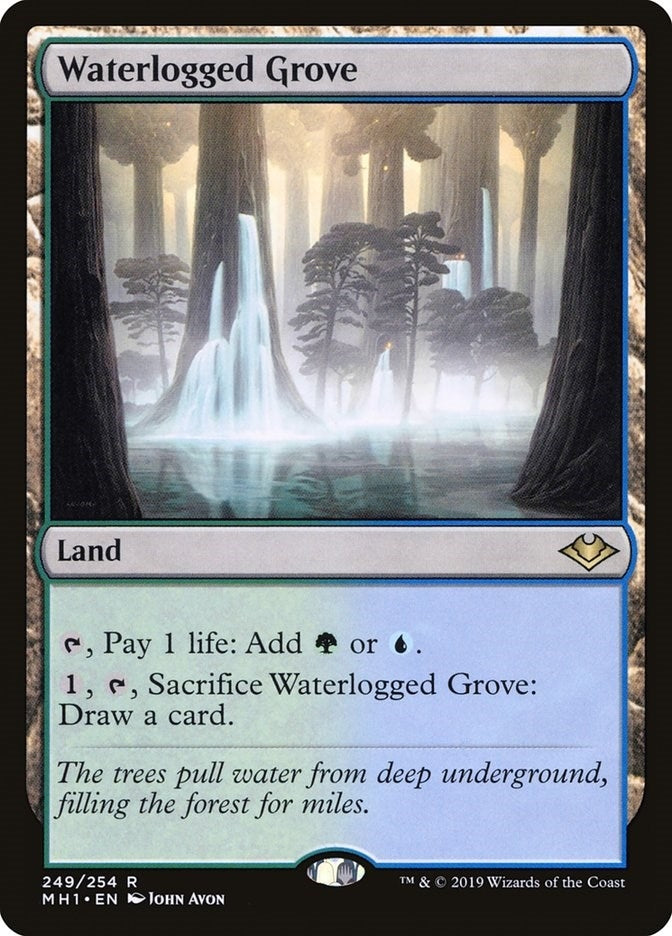Image for Waterlogged Grove (249) (Modern Horizons) (MH1) - Magic: The Gathering