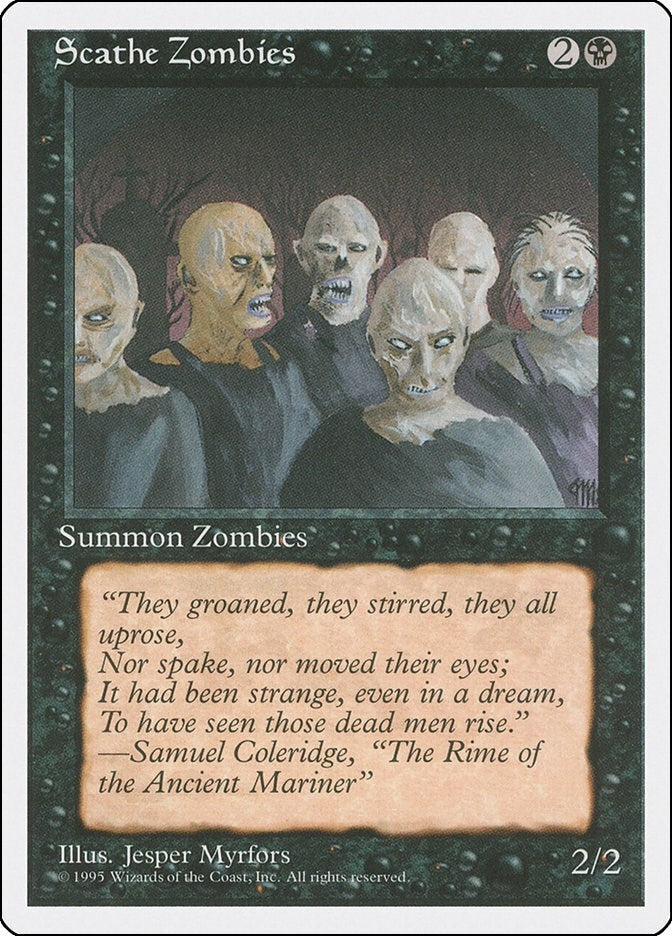 Image for Scathe Zombies (Fourth Edition) (4ED) - Magic: The Gathering