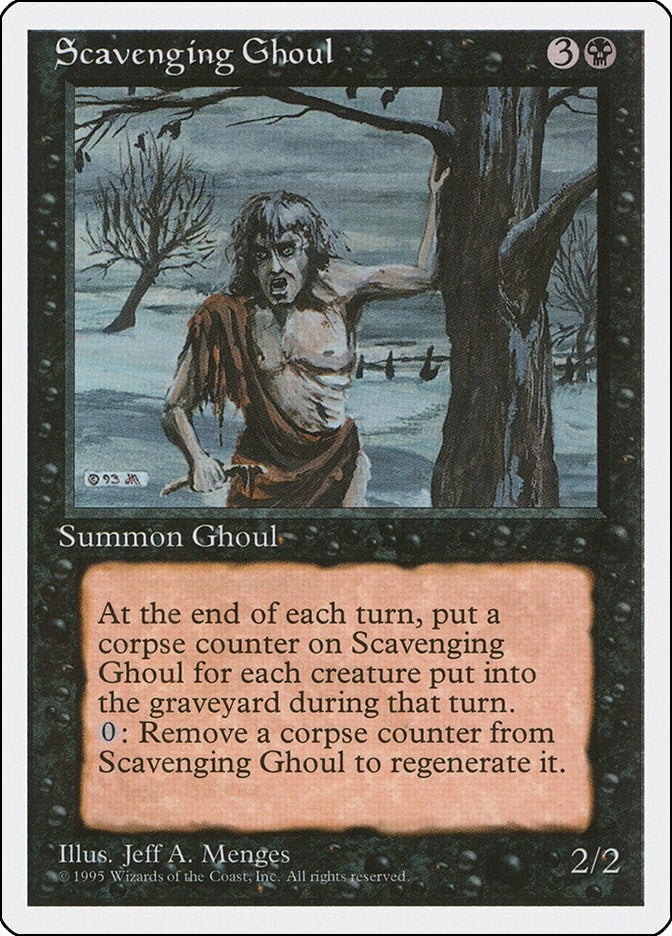 Image for Scavenging Ghoul (Fourth Edition) (4ED) - Magic: The Gathering