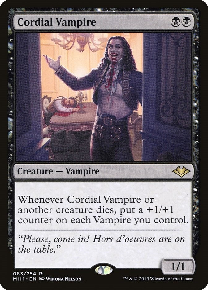 Image for Cordial Vampire (83) (Modern Horizons) (MH1) - Magic: The Gathering