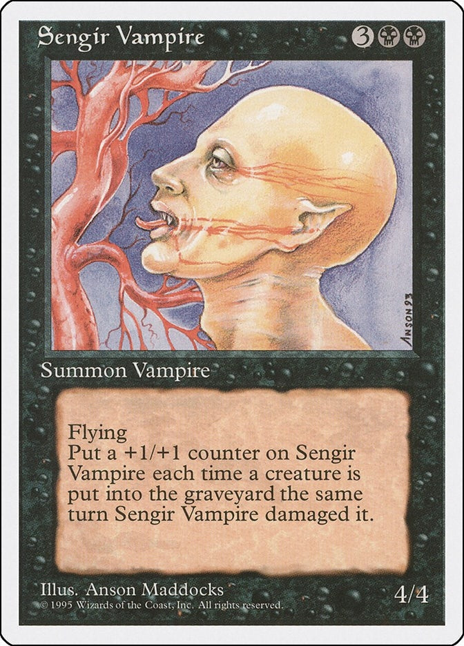 Image for Sengir Vampire (Fourth Edition) (4ED) - Magic: The Gathering
