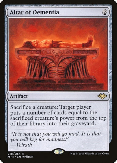 Image for Altar of Dementia (218) (MH1) - Magic: The Gathering