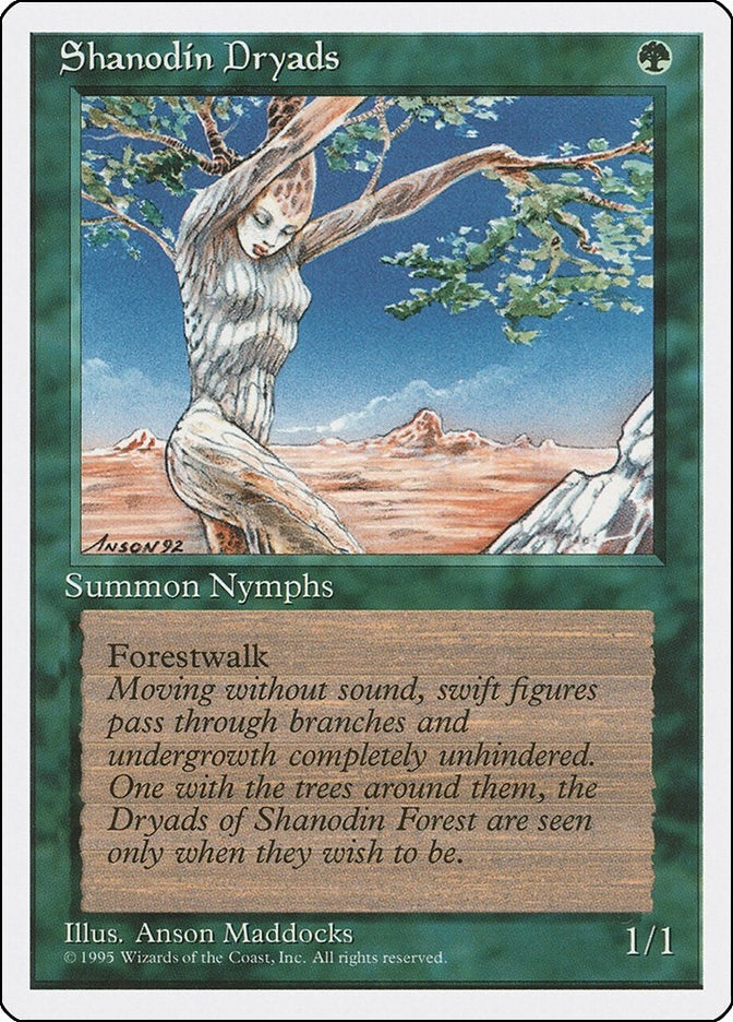 Image for Shanodin Dryads (Fourth Edition) (4ED) - Magic: The Gathering