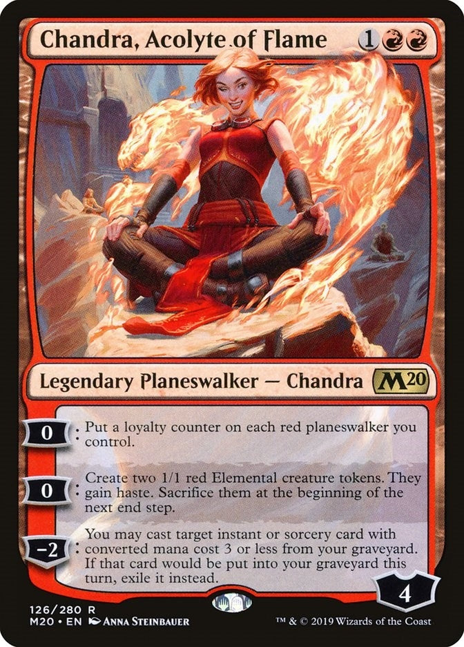 Image for Chandra, Acolyte of Flame (126) (Core Set 2020) (M20) - Magic: The Gathering