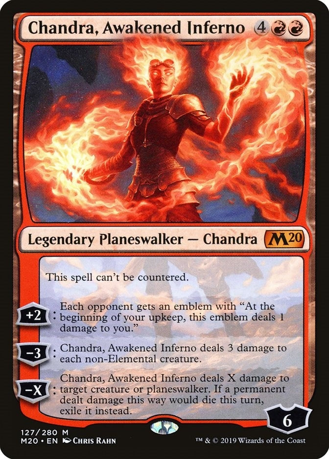 Image for Chandra, Awakened Inferno (127) (M20) - Magic: The Gathering
