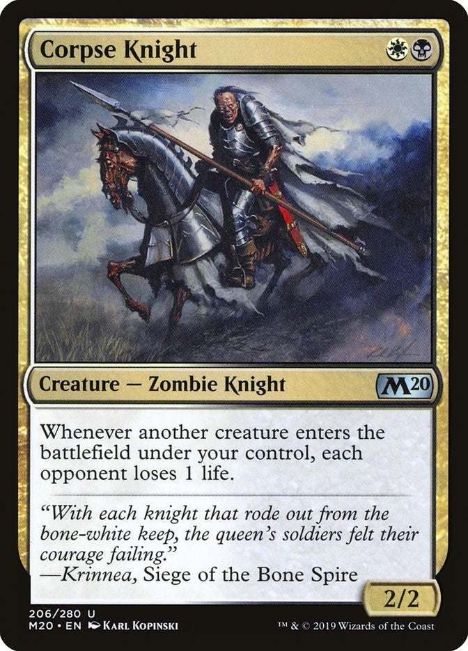 Corpse Knight (206) (Core Set 2020)