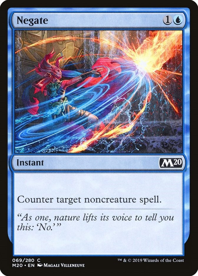 Image for Negate (69) (Core Set 2020) (M20) - Magic: The Gathering