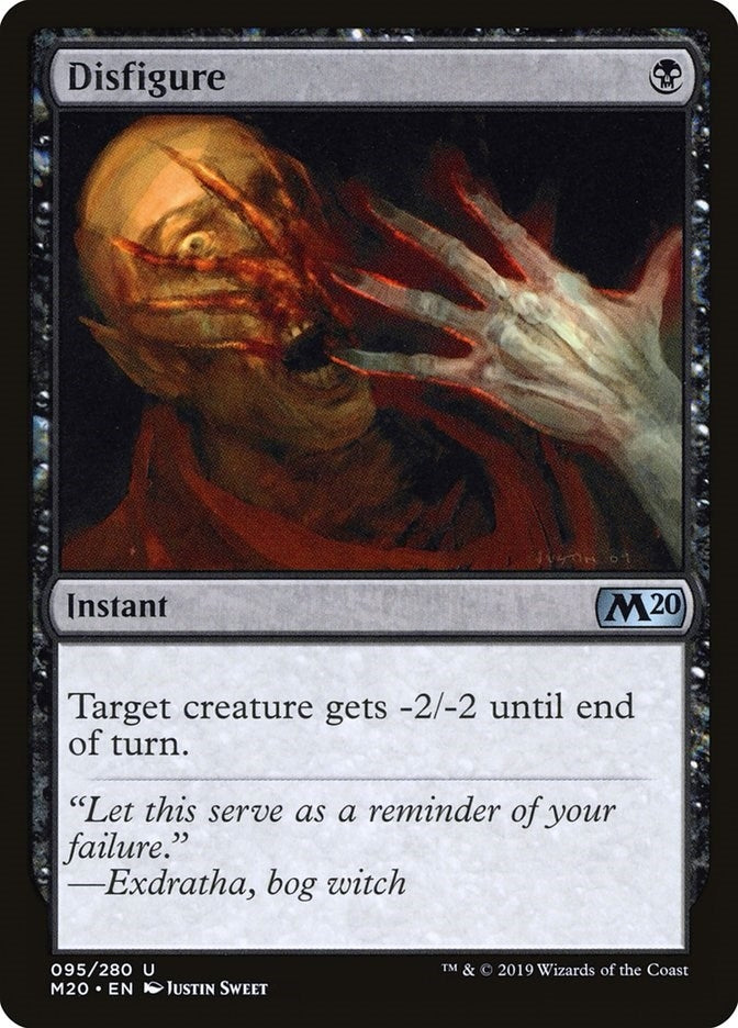 Image for Disfigure (95) (Core Set 2020) (M20) - Magic: The Gathering