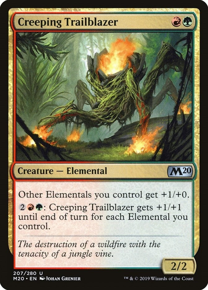 Image for Creeping Trailblazer (207) (Core Set 2020) (M20) - Magic: The Gathering
