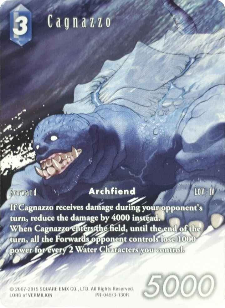 Image for Cagnazzo - PR-045/3-130R (PR-045/3-130R) (FF: Promo Cards) (PR) - Final Fantasy TCG