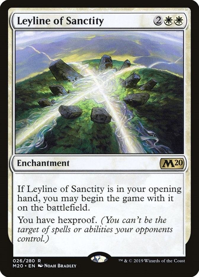 Image for Leyline of Sanctity (26) (Core Set 2020) (M20) - Magic: The Gathering