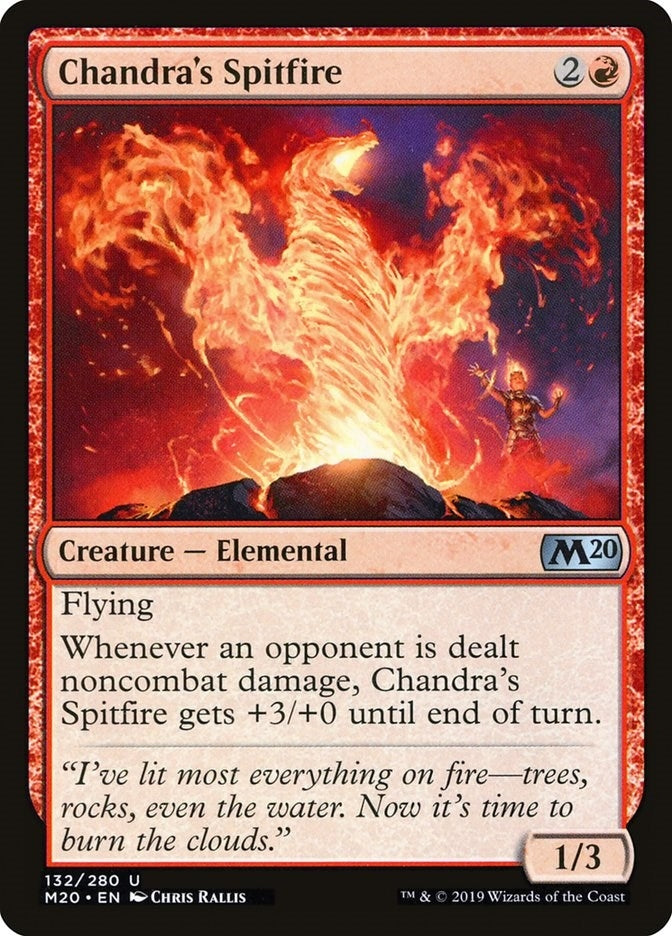 Image for Chandra's Spitfire (132) (Core Set 2020) (M20) - Magic: The Gathering