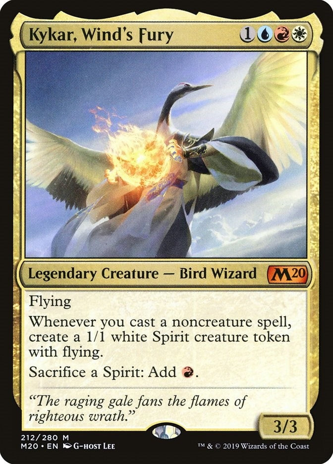 Image for Kykar, Wind's Fury (212) (Core Set 2020) (M20) - Magic: The Gathering