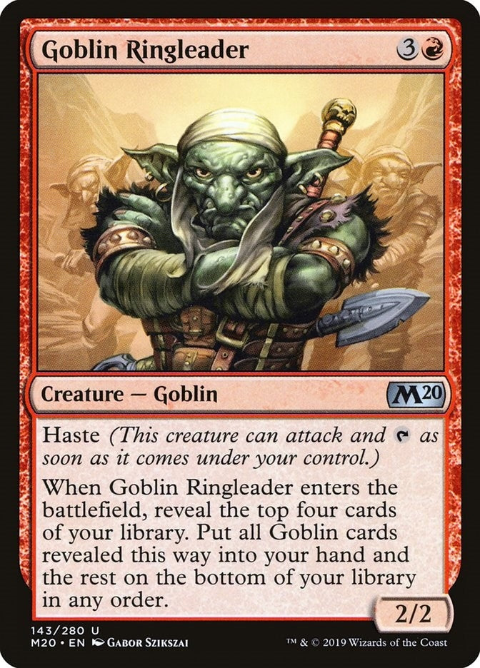 Image for Goblin Ringleader (143) (Core Set 2020) (M20) - Magic: The Gathering