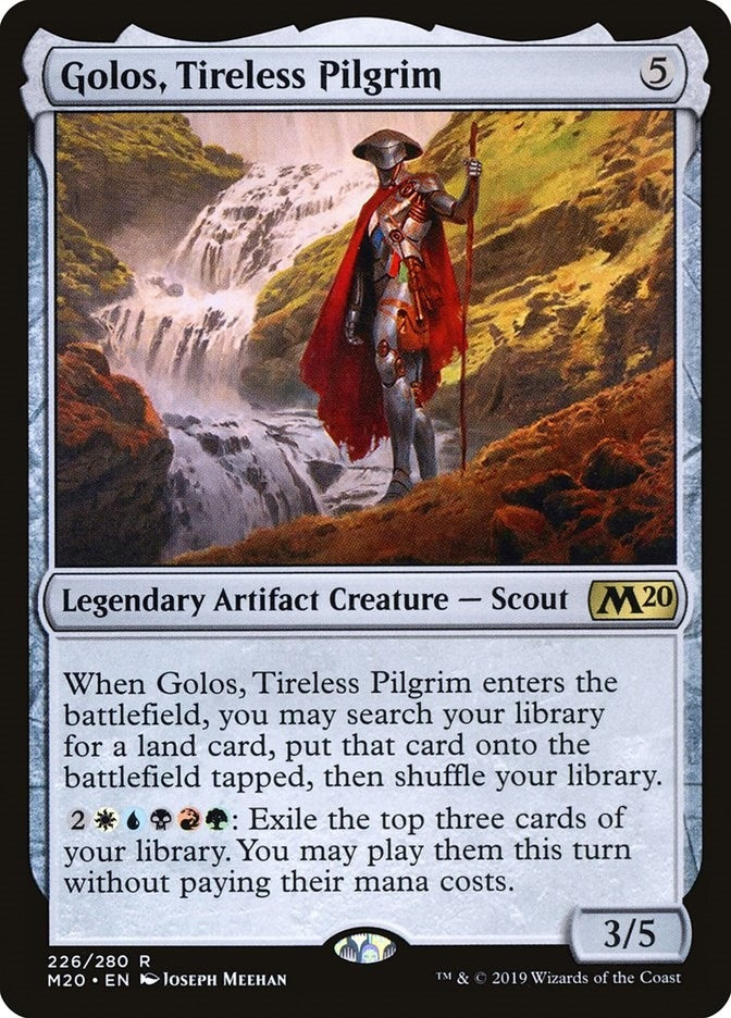Image for Golos, Tireless Pilgrim (226) (Core Set 2020) (M20) - Magic: The Gathering
