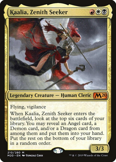 Image for Kaalia, Zenith Seeker (210) (M20) - Magic: The Gathering