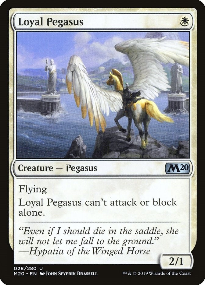 Image for Loyal Pegasus (28) (Core Set 2020) (M20) - Magic: The Gathering