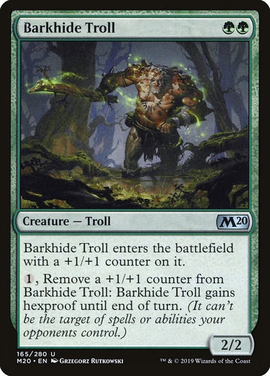 Image for Barkhide Troll (165) (Core Set 2020) (M20) - Magic: The Gathering