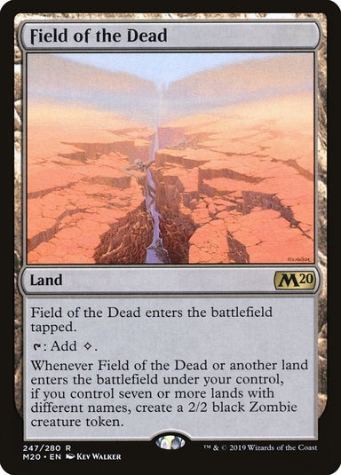 Image for Field of the Dead (247) (M20) - Magic: The Gathering
