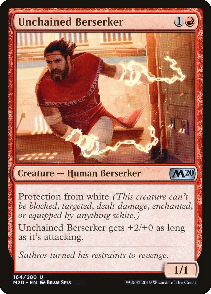 Image for Unchained Berserker (164) (Core Set 2020) (M20) - Magic: The Gathering