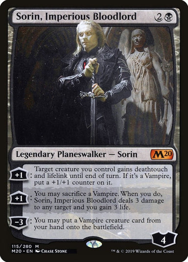 Image for Sorin, Imperious Bloodlord (115) (M20) - Magic: The Gathering