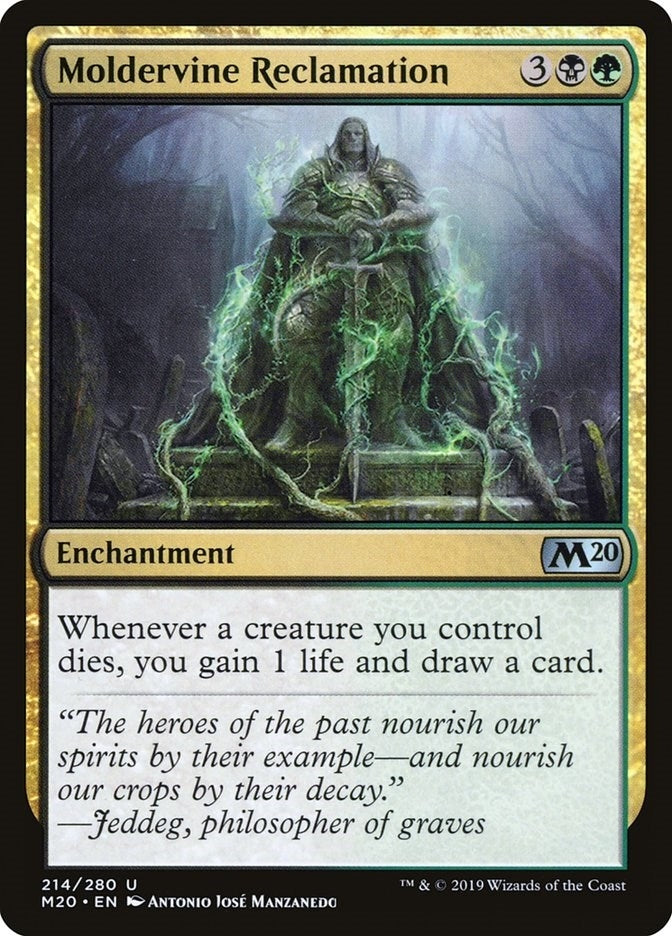 Image for Moldervine Reclamation (214) (Core Set 2020) (M20) - Magic: The Gathering
