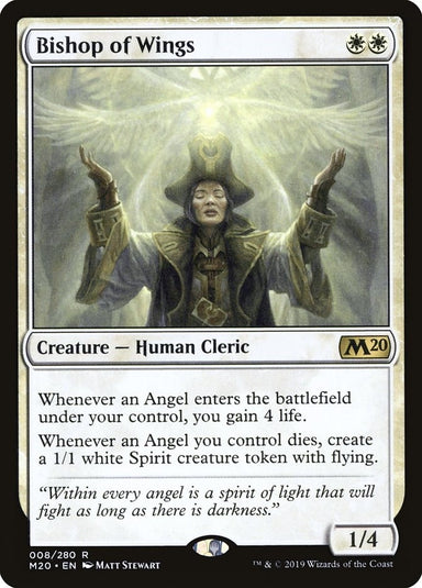 Image for Bishop of Wings (8) (M20) - Magic: The Gathering