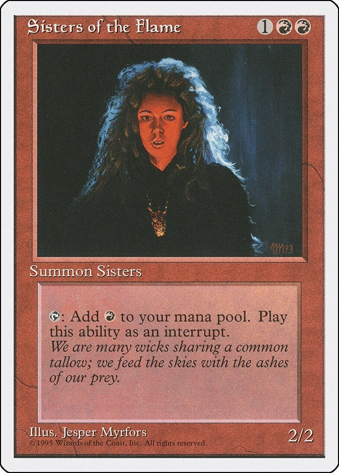 Image for Sisters of the Flame (Fourth Edition) (4ED) - Magic: The Gathering