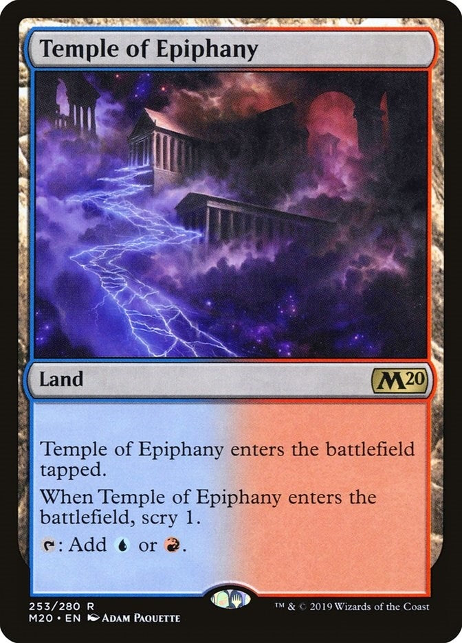 Image for Temple of Epiphany (253) (Core Set 2020) (M20) - Magic: The Gathering