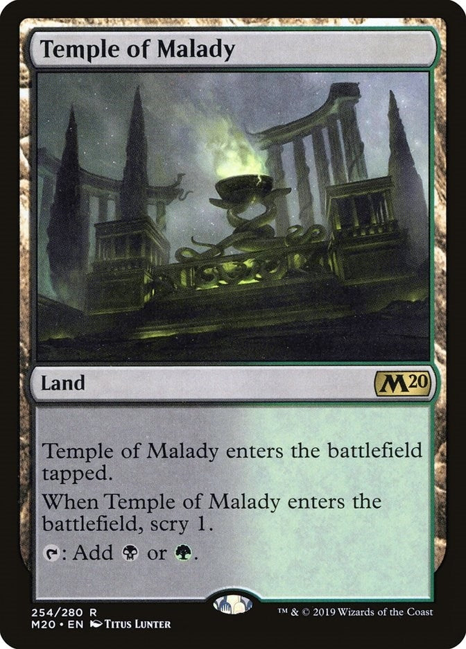Image for Temple of Malady (254) (Core Set 2020) (M20) - Magic: The Gathering