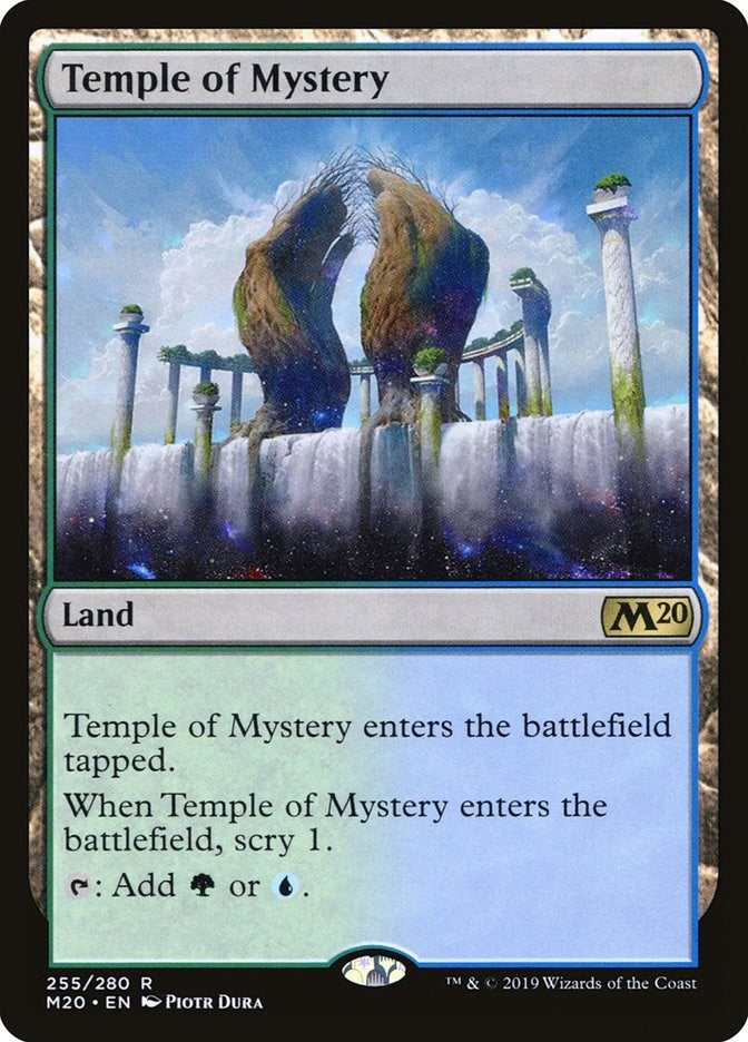 Image for Temple of Mystery (255) (Core Set 2020) (M20) - Magic: The Gathering