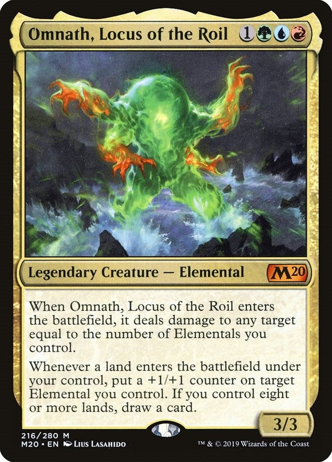 Image for Omnath, Locus of the Roil (216) (Core Set 2020) (M20) - Magic: The Gathering