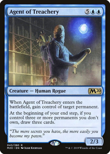 Image for Agent of Treachery (43) (M20) - Magic: The Gathering
