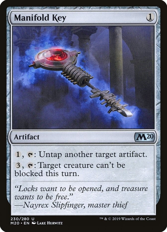 Image for Manifold Key (230) (Core Set 2020) (M20) - Magic: The Gathering