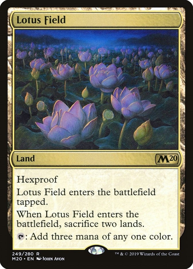 Image for Lotus Field (249) (M20) - Magic: The Gathering