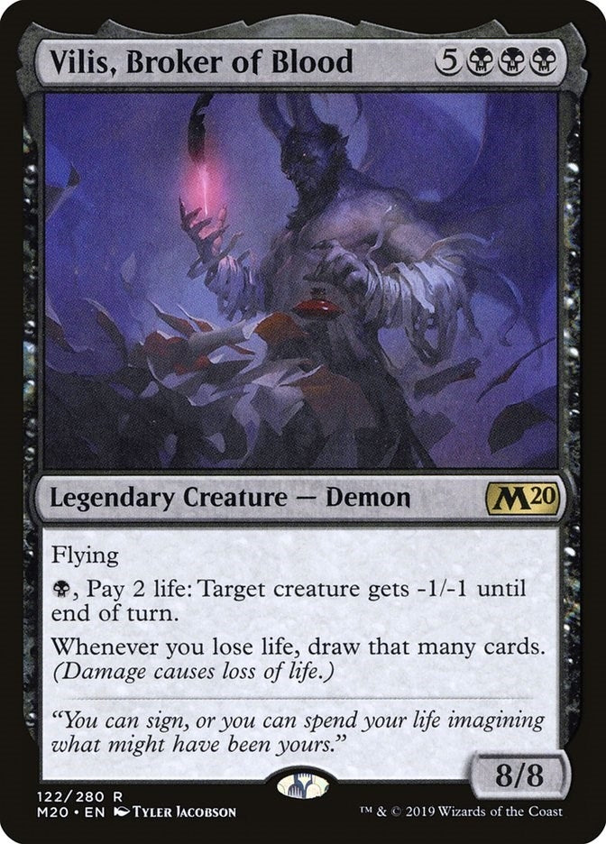 Image for Vilis, Broker of Blood (122) (M20) - Magic: The Gathering