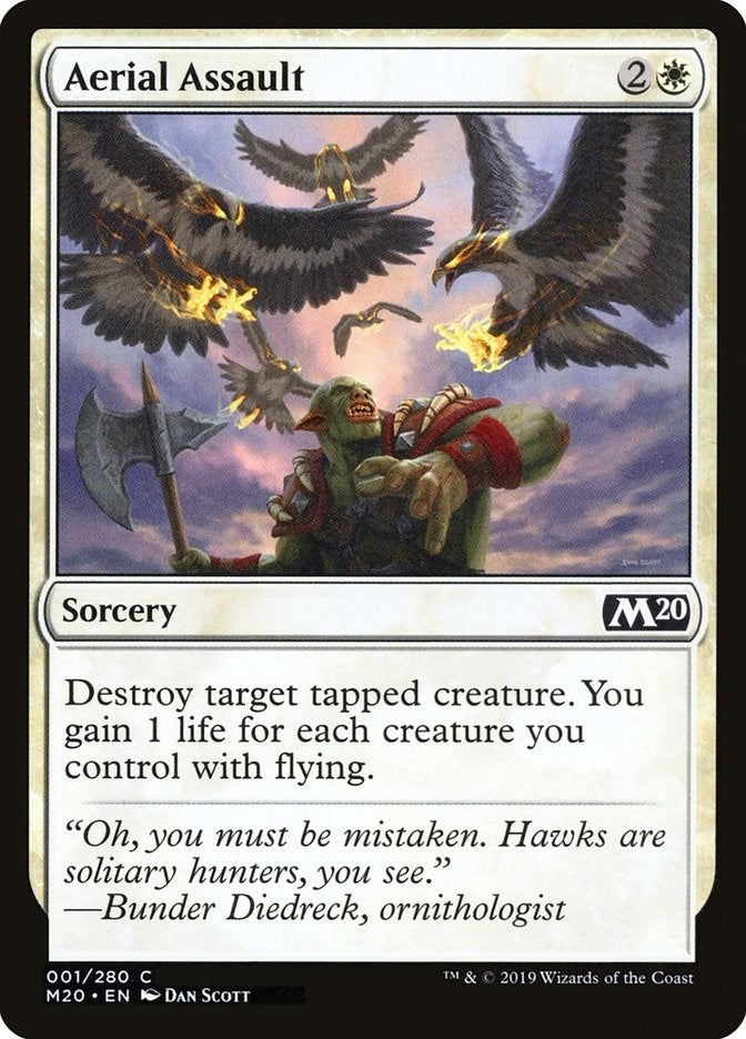 Image for Aerial Assault (1) (Core Set 2020) (M20) - Magic: The Gathering