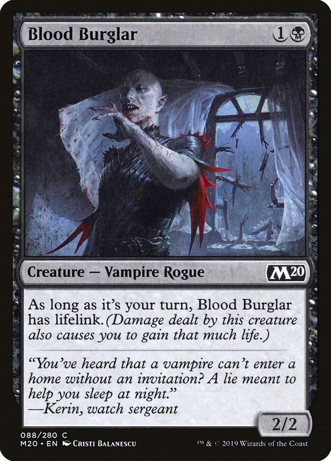 Image for Blood Burglar (88) (Core Set 2020) (M20) - Magic: The Gathering