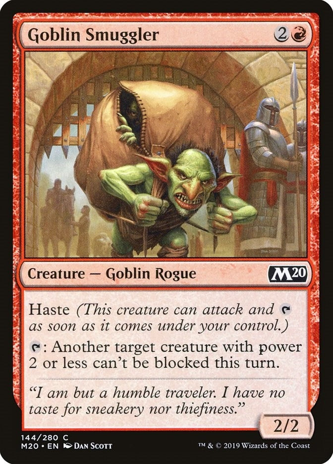Image for Goblin Smuggler (144) (Core Set 2020) (M20) - Magic: The Gathering