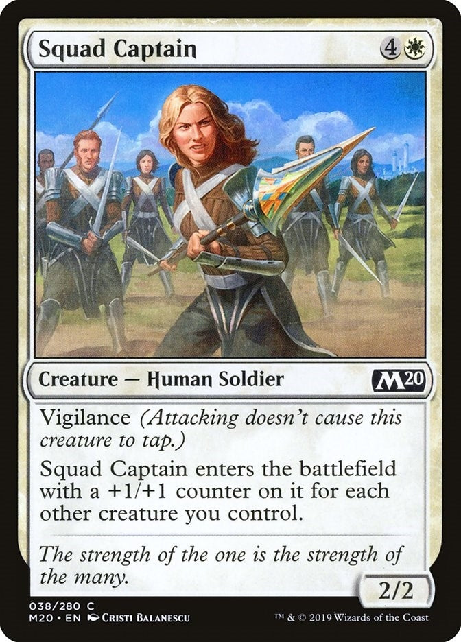 Image for Squad Captain (38) (Core Set 2020) (M20) - Magic: The Gathering
