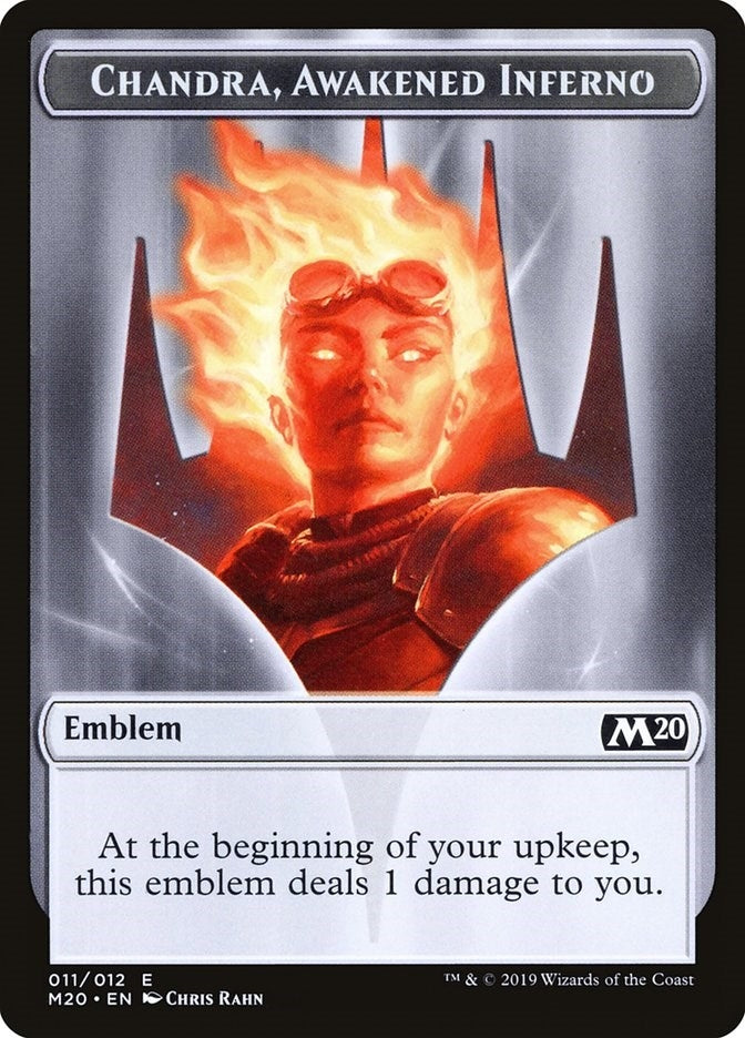 Image for Emblem - Chandra, Awakened Inferno (11) (Core Set 2020) (M20) - Magic: The Gathering