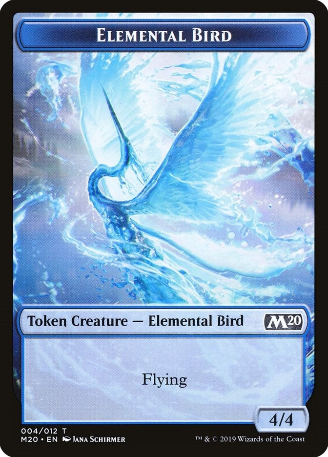 Image for Elemental Bird Token (4) (Core Set 2020) (M20) - Magic: The Gathering