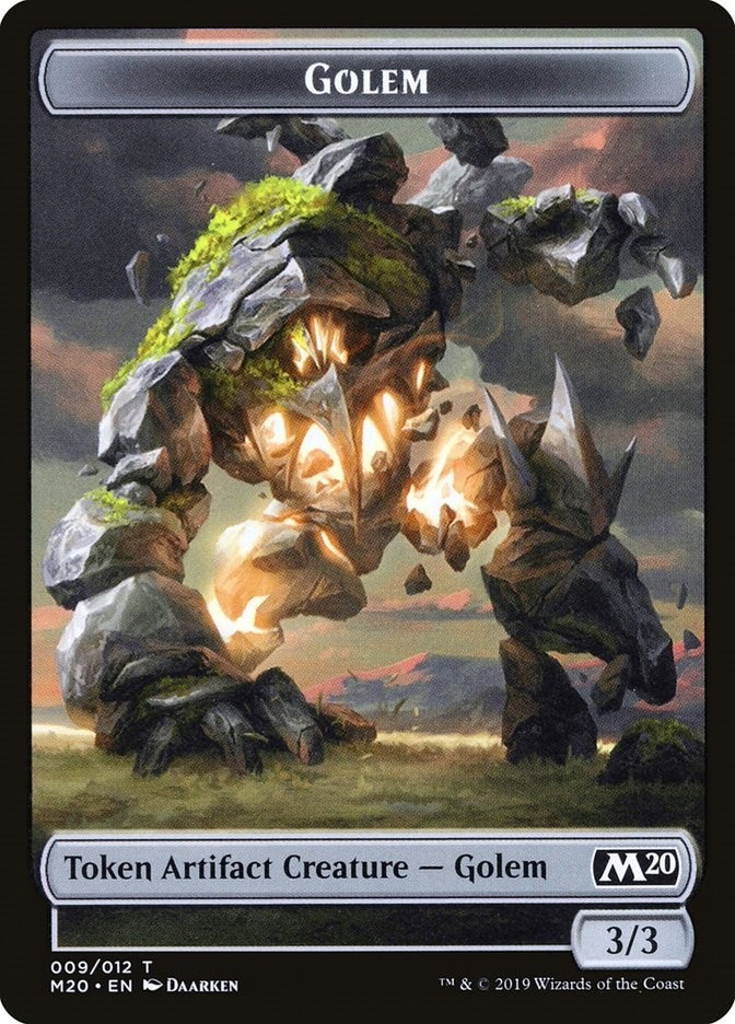 Image for Golem Token (9) (Core Set 2020) (M20) - Magic: The Gathering